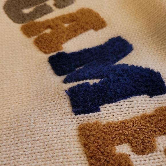 Jessica Simpson Cream Sweater with Bold Lettering - Picture 3 of 4